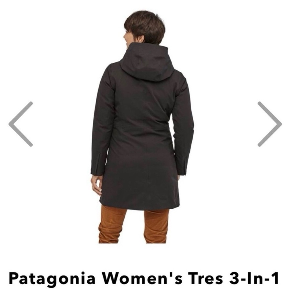 Patagonia Women's Black Tres 3-In-1 Parka - Picture 3 of 6